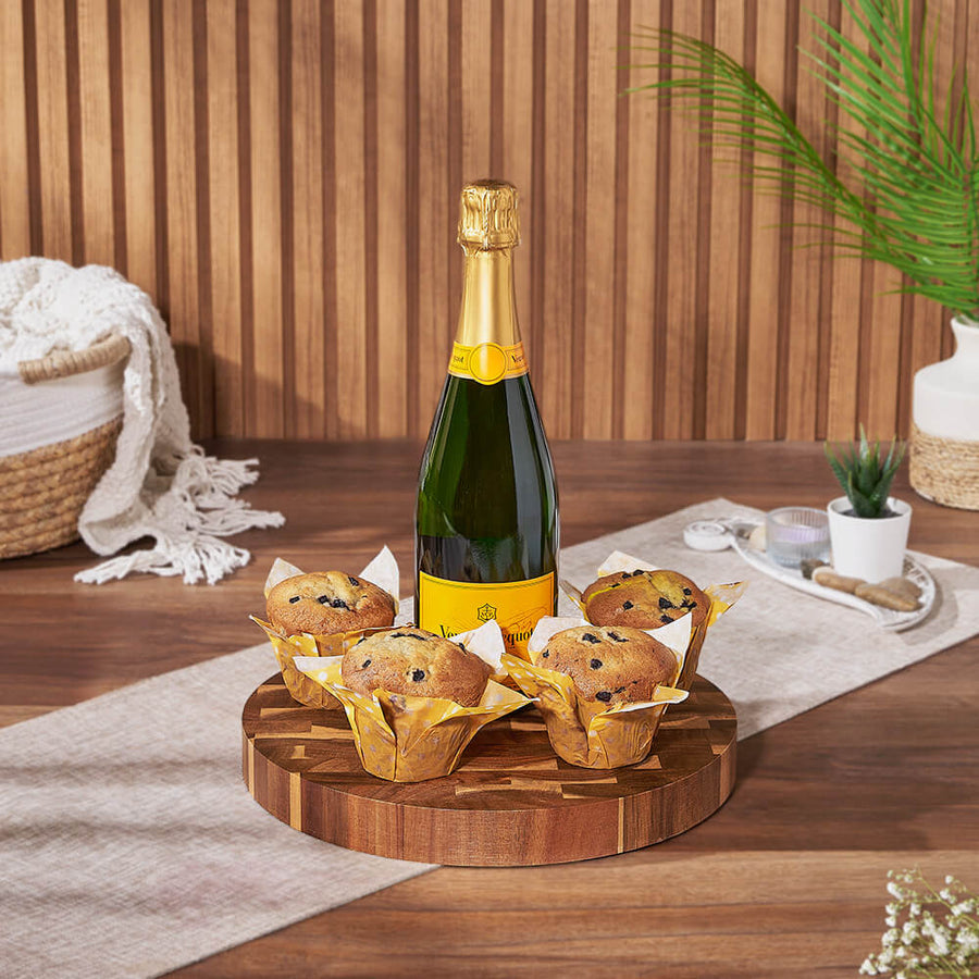 Champagne & Muffins Gift Set, champagne gift, champagne, sparkling wine gift, sparkling wine, muffin gift, muffin, Ottawa delivery