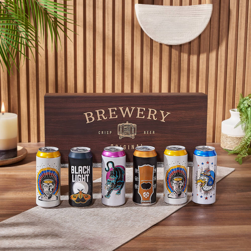 Six Can Craft Beer Box – how the gift is presented