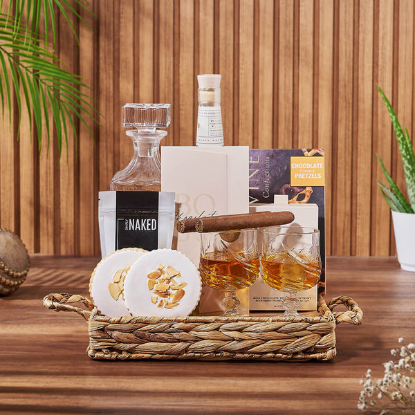 Deluxe Liquor & Decanter Gift Set Liquor gift baskets Ottawa delivery Ottawa Baskets