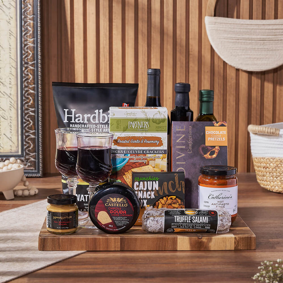 Etobicoke Wine & Cheese Gift Basket, wine gift, wine, charcuterie gift, charcuterie, cheese gift, cheese, Ottawa delivery