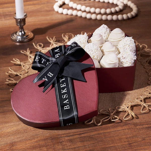 Heart Full of White Chocolate Strawberries Chocolate Covered