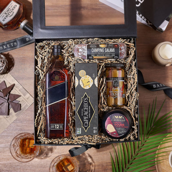 Liquor & Charcuterie Gift Box Liquor gift baskets Ottawa delivery