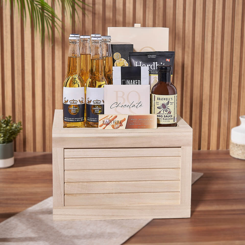 Corona Beer Crate Gift – how the gift is presented