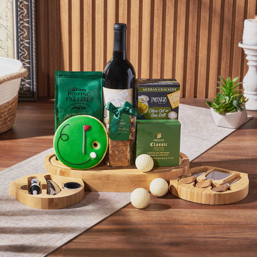 Sweet Treat Golf & Wine Gift, wine gift, wine, golf gift, golf, Ottawa delivery
