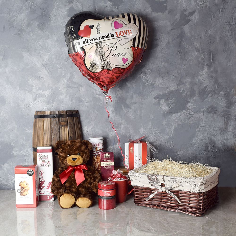 Signature Truffle and Chocolate Gift Box with Assorted Sweets – how the gift is presented