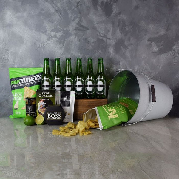 Heineken Beer & Snacks Basket Ottawa Baskets Ottawa Delivery