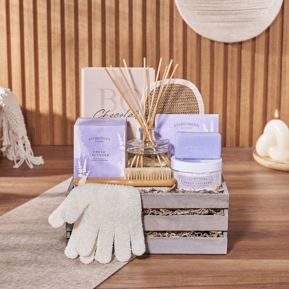 Radiant &amp; Lavish Spa Gift Set - Spa gift basket - Ottawa delivery