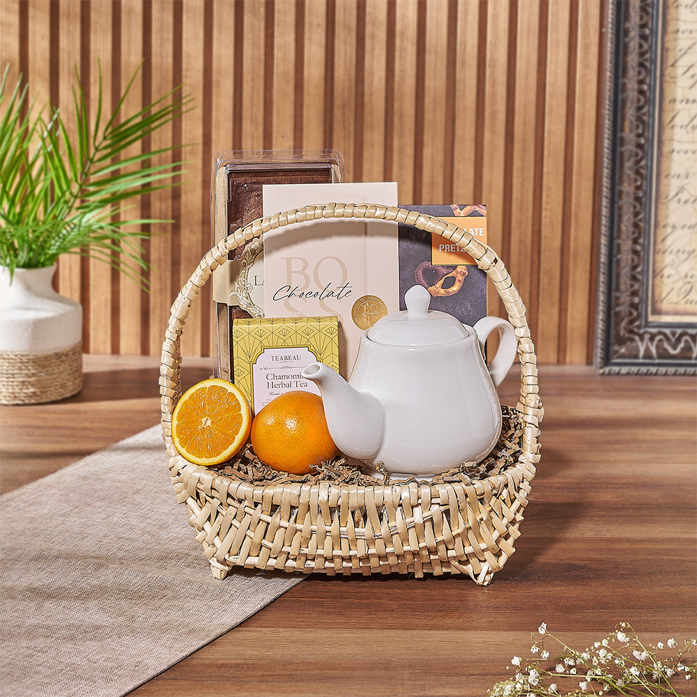 Start your mornings right with the Tea &amp; Breakfast Basket from Ottawa Baskets - Ottawa Delivery
