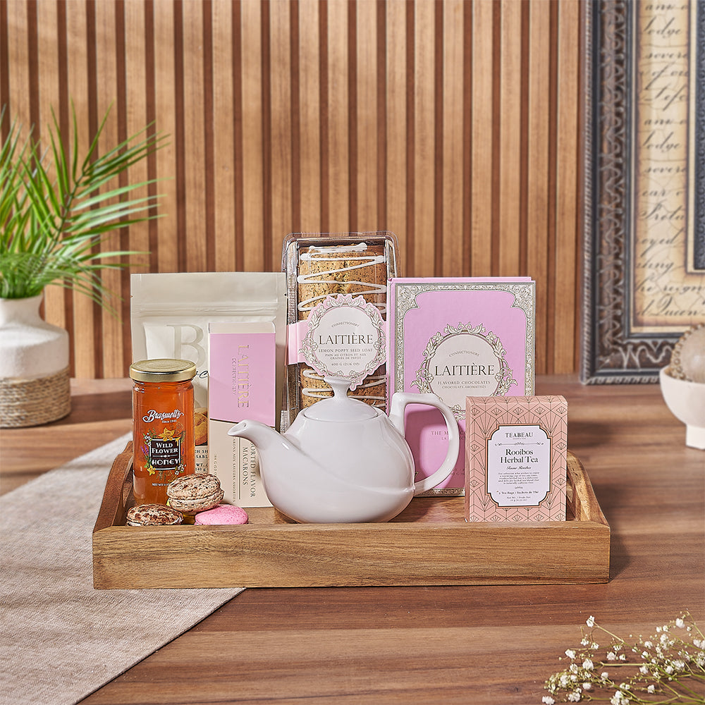 The Cookies &amp; Tea Gift Set makes a timeless gift, Ottawa delivery