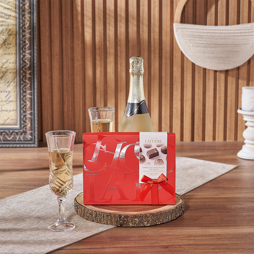 Maryvale Champagne &amp; Truffle Gift - Champagne Gift Basket - Ottawa Delivery