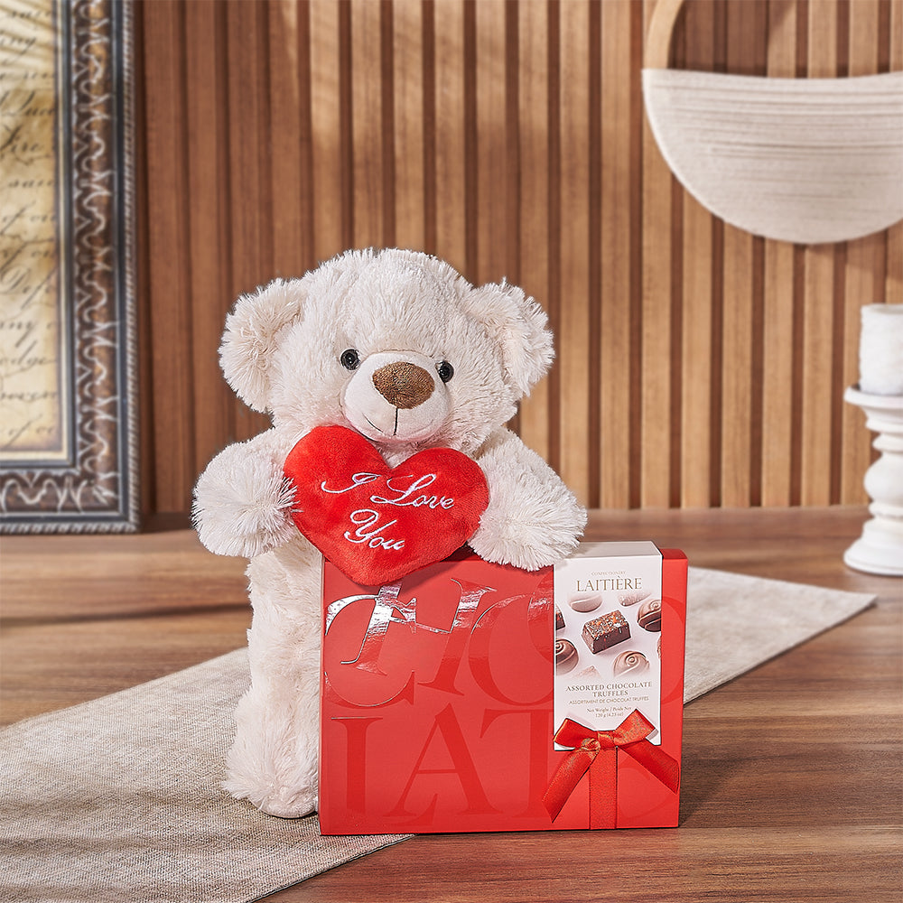 Maryvale Bear & Truffle Gift - Chocolate Gift Basket - Ottawa Delivery
