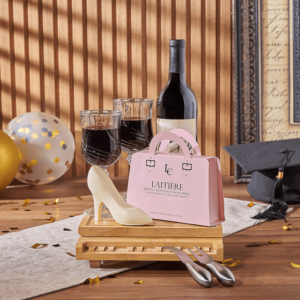 Wine & Piano Grad Gift, wine gift, wine, graduation gift, graduation, chocolate gift, chocolate, Ottawa delivery