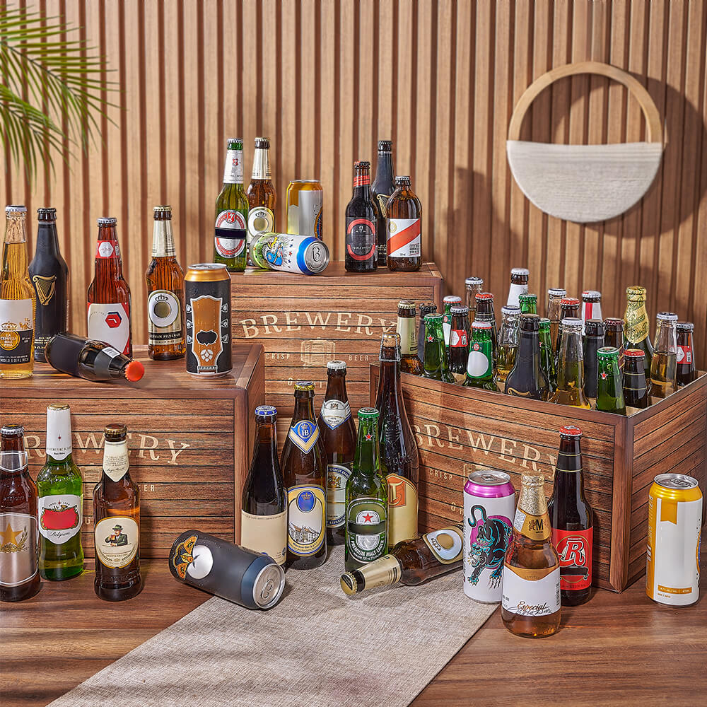 Years of Celebration Beer Box – how the gift is presented