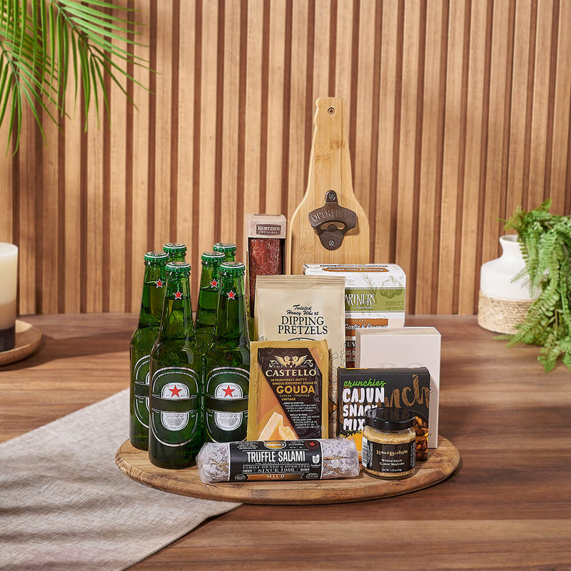 Beer & Cheese Lover's Basket, beer gift, beer, charcuterie gift, charcuterie, Ottawa delivery