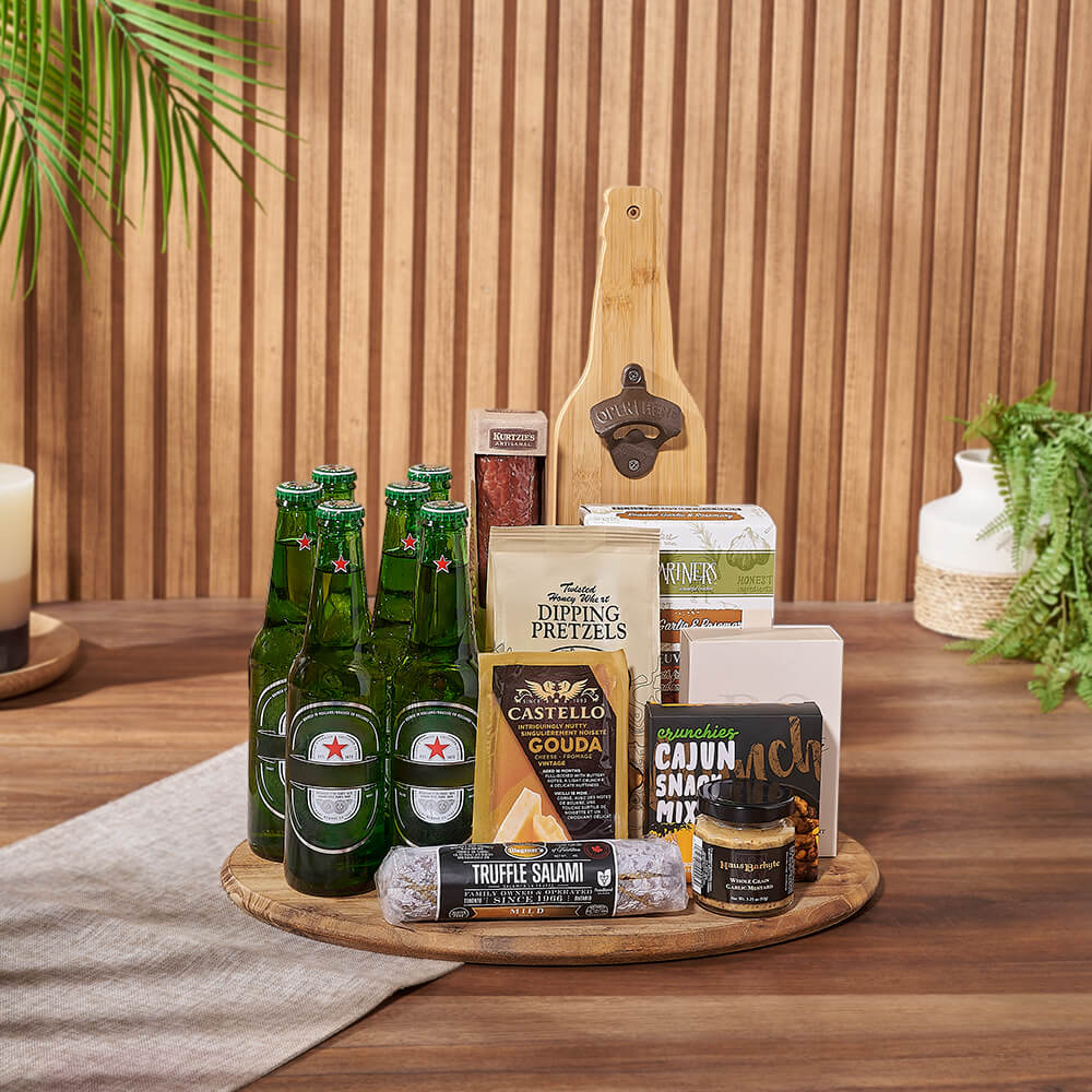 Beer & Cheese Lover's Basket, beer gift, beer, charcuterie gift, charcuterie, Ottawa delivery