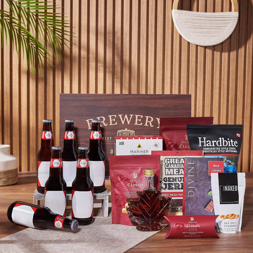 Beer &amp; Gourmet Snack Gift Set, beer gift, beer, chocolate gift, chocolate, nuts gift, nuts, Ottawa delivery