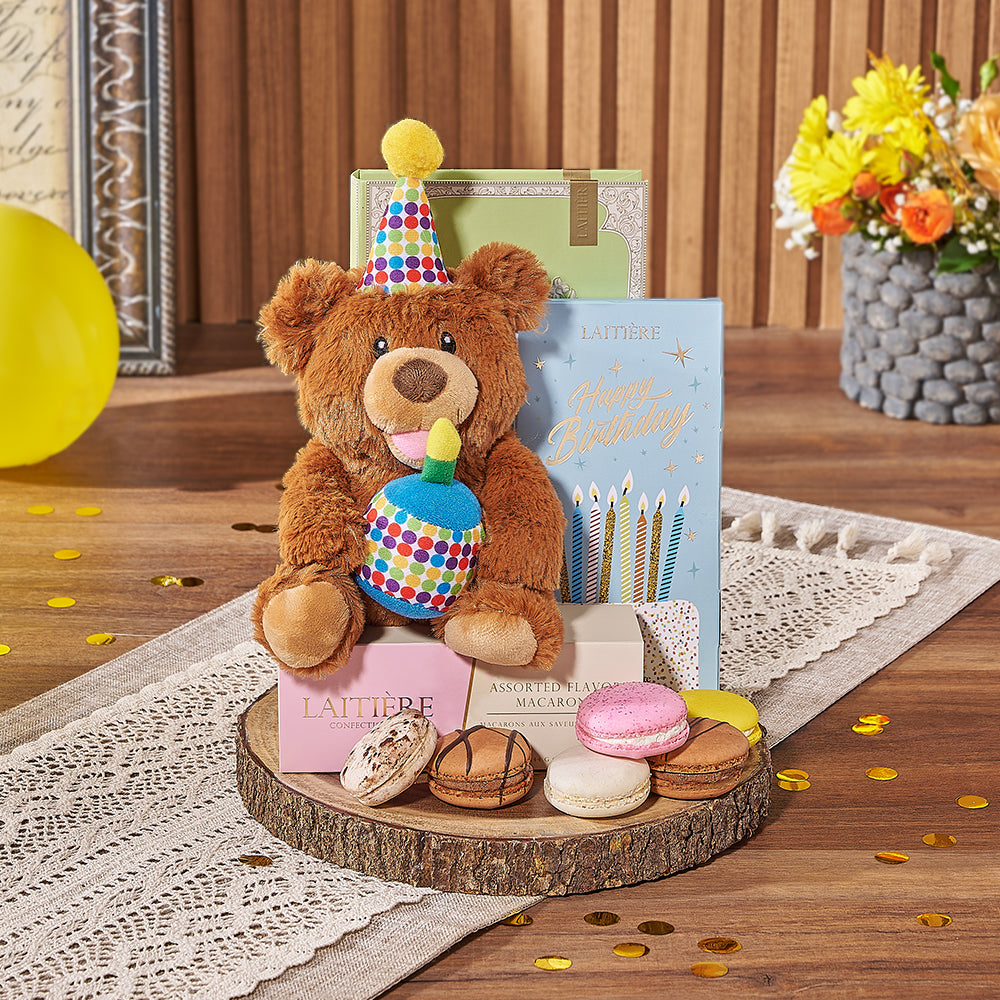 Birthday Bear &amp; Treat Gift, birthday gift, birthday, chocolate gift, chocolate, chocolate gift, chocolate, Ottawa delivery