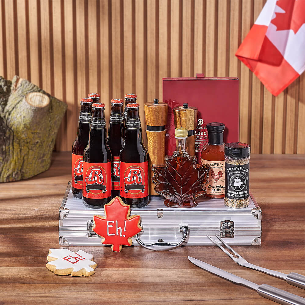 Canada Day Beer &amp; Grill Gift Set, beer gift, beer, grill gift, grill, canada day gift, canada day, Ottawa delivery