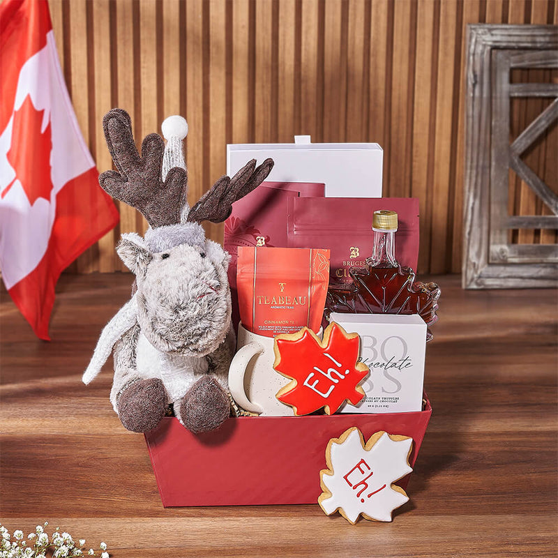 Canada Day Tea & Treat Gift, canada day gift, canada day, tea gift, tea, cookie gift, cookie, Ottawa delivery