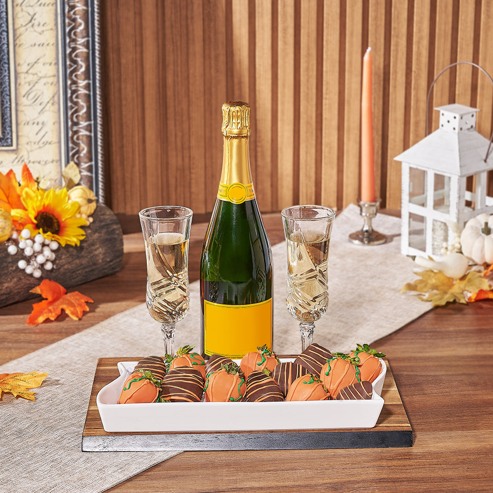 Champagne & Chocolate Strawberries Gift Basket, champagne gift, champagne, sparkling wine gift, sparkling wine, chocolate strawberry gift, chocolate strawberry, Ottawa delivery