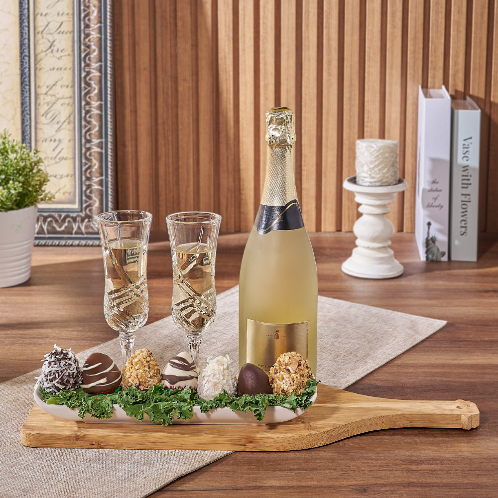 Champagne &amp; Chocolate Strawberry Sharing Gift, chocolate dipped strawberry gift, chocolate dipped strawberry, champagne gift, champagne, sparkling wine gift, sparkling wine, Ottawa delivery