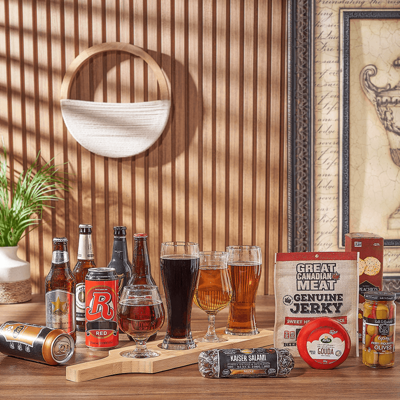 Charcuterie & Beer Flight Gift, beer gift, beer, charcuterie gift, charcuterie, beer flight gift, beer flight, Ottawa delivery