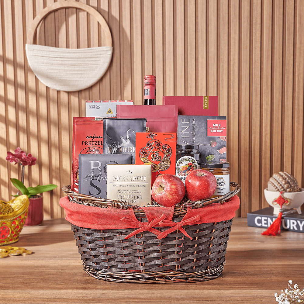 Chinese New Year Wine &amp; Feast Gift, wine gift, wine, chinese new year gift, chinese new year, lunar new year gift, lunar new year, Ottawa delivery