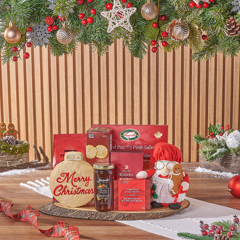Christmas Gourmet Salmon Gift, Christmas gift, Christmas, holiday gift, holiday, chocolate gift, chocolate, Ottawa delivery