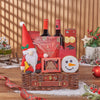 Christmas Wine Pairing Basket, wine gift, wine, chocolate gift, chocolate, christmas gift, christmas, Ottawa delivery