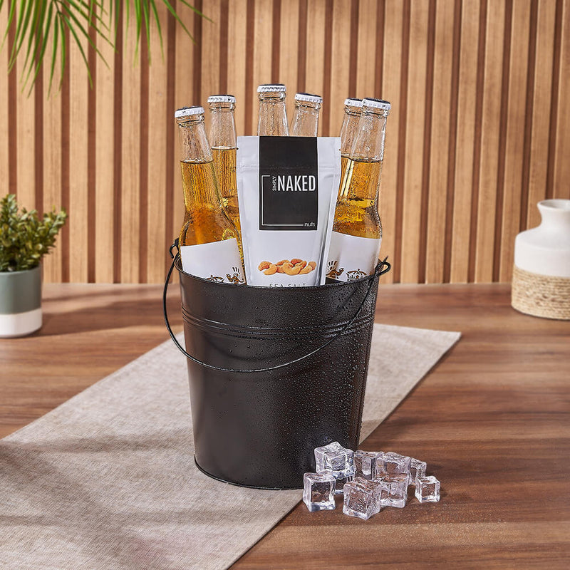 Corona Gift Bucket, beer gift, beer, nuts gift, nuts, Ottawa delivery