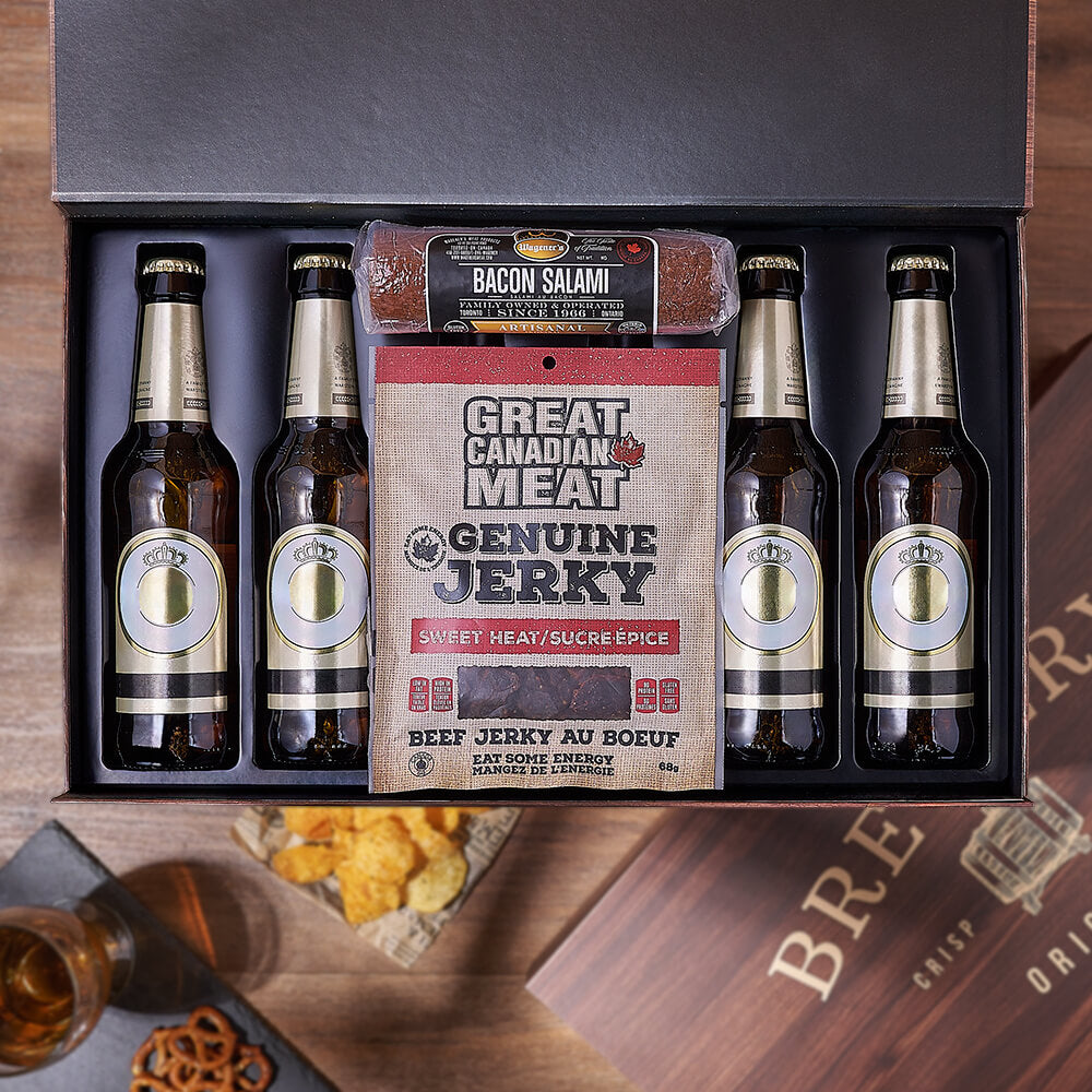 Cured Meat &amp; Beer Box, meat gift, meat, beer gift, beer, Ottawa delivery