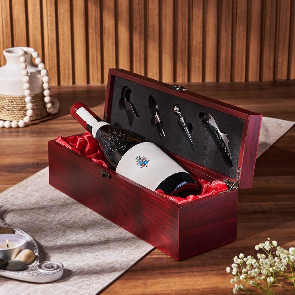 Decadent Wine Gift Box, wine gift, wine, wine tool gift, wine tool, Ottawa delivery