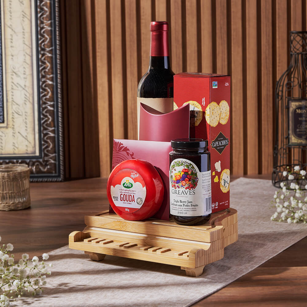 Deluxe Grand Piano & Wine Gift Basket, wine gift, wine, cheese gift, cheese, chocolate gift, chocolate, Ottawa delivery