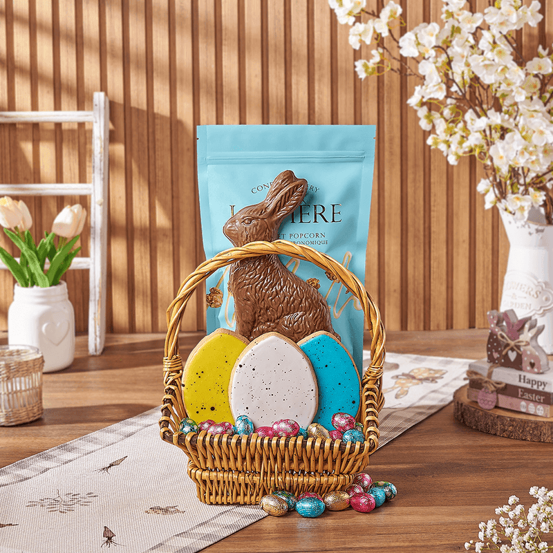 Easter Chocolate Gift Basket, easter gift, easter, cookie gift, cookie, chocolate gift, chocolate, Ottawa delivery
