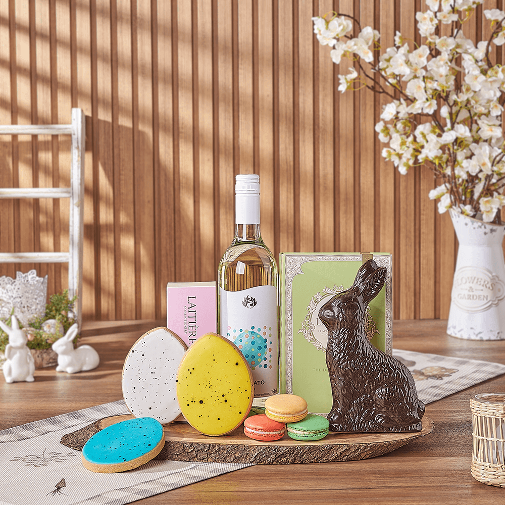 Easter Sweet Treat &amp; Wine Gift, easter gift, easter, wine gift, wine, chocolate gift, chocolate, Ottawa delivery