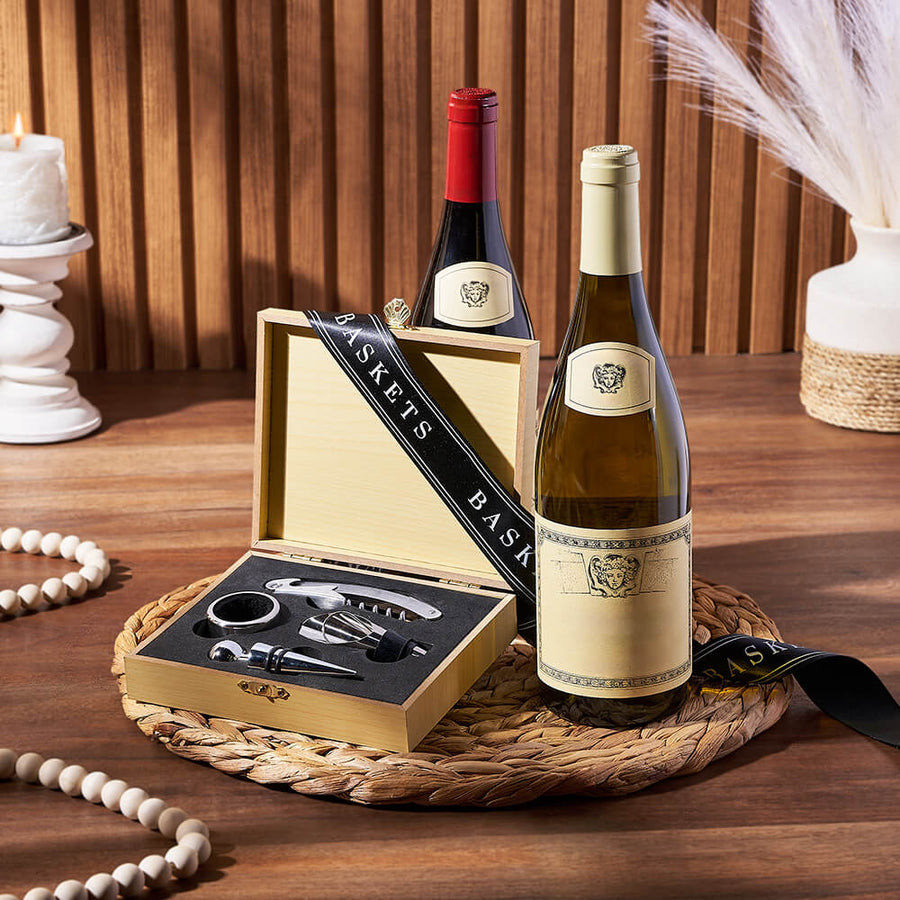Elegant Wooden Wine Gift Set, wine gift, wine, wine tool gift, wine tool, Ottawa delivery