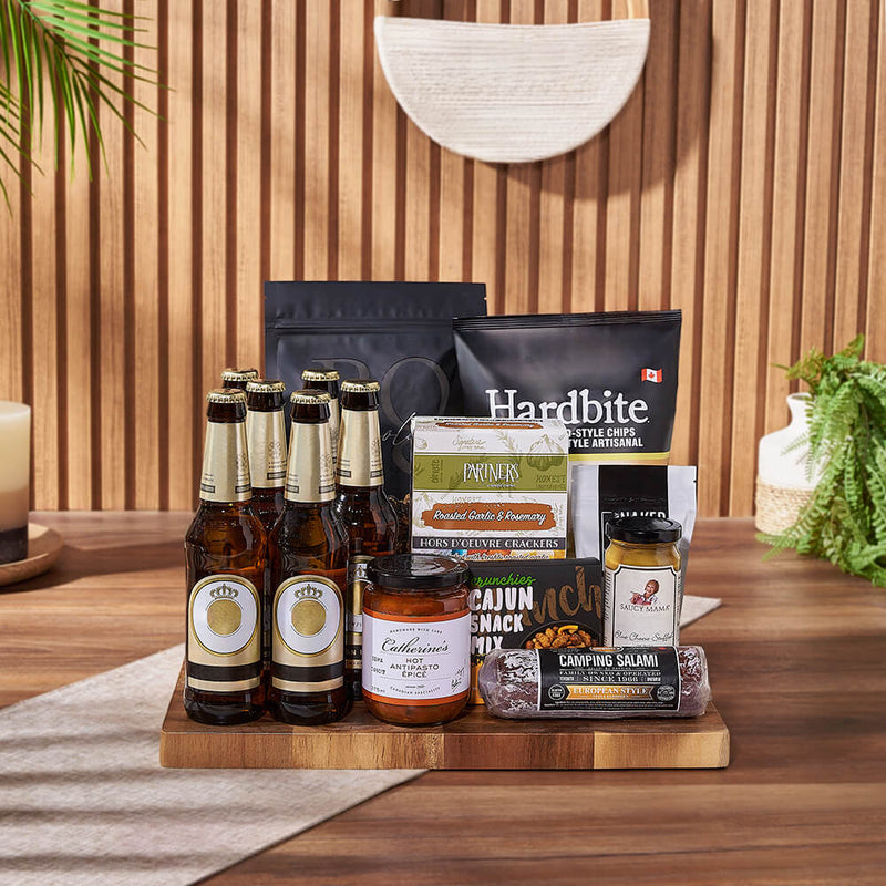 Etobicoke Beer & Crunch Snack Basket, beer gift, beer, snack gift, snack, Ottawa delivery