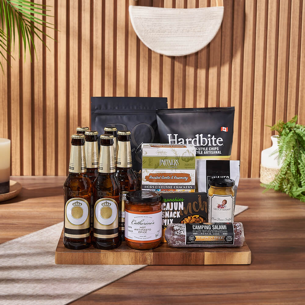 Etobicoke Beer & Crunch Snack Basket, beer gift, beer, snack gift, snack, Ottawa delivery