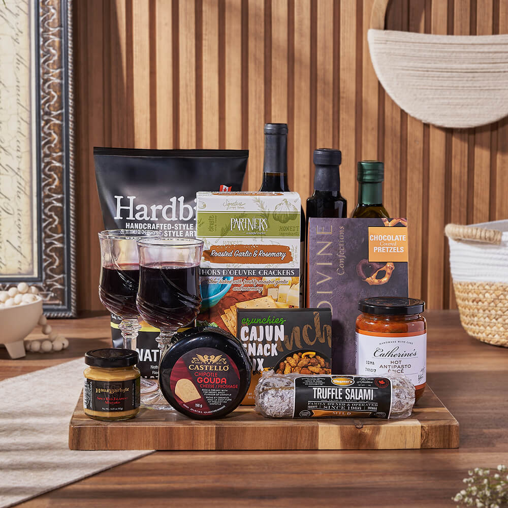 Etobicoke Wine &amp; Cheese Gift Basket, wine gift, wine, charcuterie gift, charcuterie, cheese gift, cheese, Ottawa delivery
