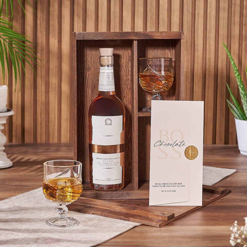 Executive Liquor &amp; Decanter Set, liquor gift, liquor, chocolate gift, chocolate, Ottawa delivery