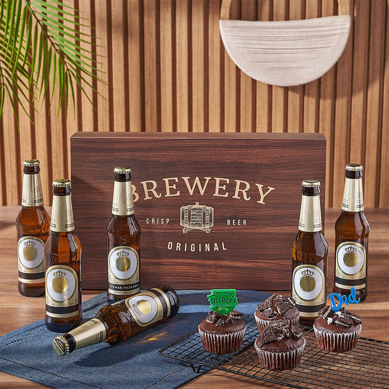 Father’s Day Beer & Cupcake Gift, beer gift, beer, fathers day gift, fathers day, cupcake gift, cupcake, Ottawa delivery