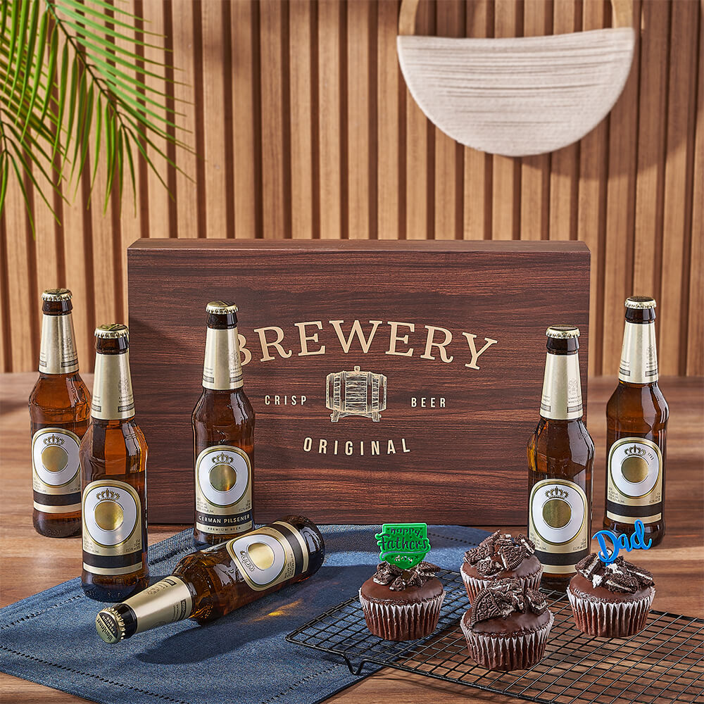 Father’s Day Beer &amp; Cupcake Gift, beer gift, beer, fathers day gift, fathers day, cupcake gift, cupcake, Ottawa delivery