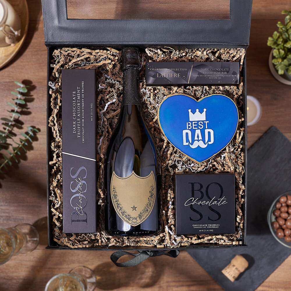 Father’s Day Champagne &amp; Sweets Box, sparkling wine gift, sparkling wine, champagne gift, champagne, fathers day gift, fathers day, Ottawa delivery