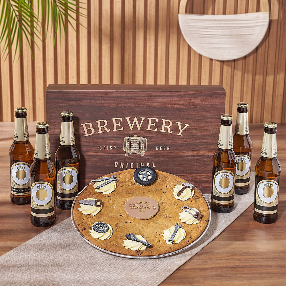Father’s Day Giant Cookie &amp; Beer Gift, beer gift, beer, giant cookie gift, giant cookie, Ottawa delivery