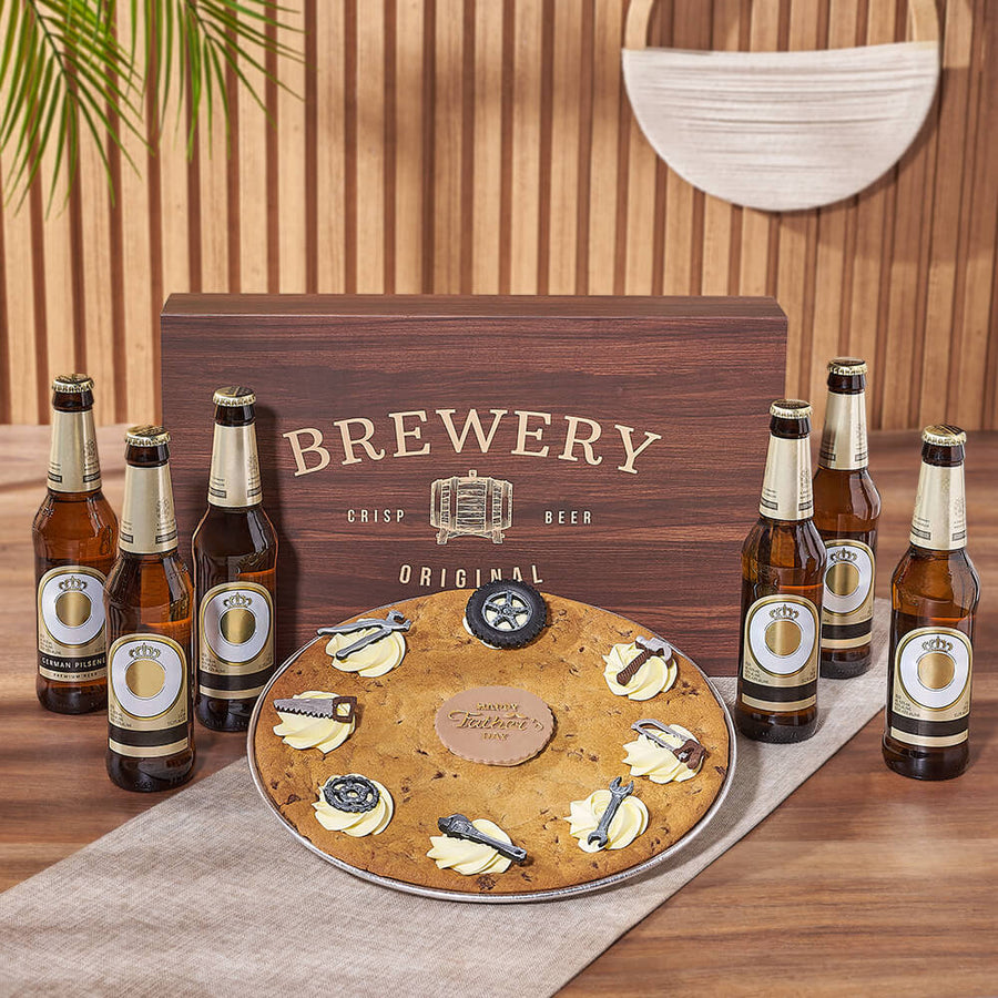 Father’s Day Giant Cookie & Beer Gift, beer gift, beer, giant cookie gift, giant cookie, Ottawa delivery