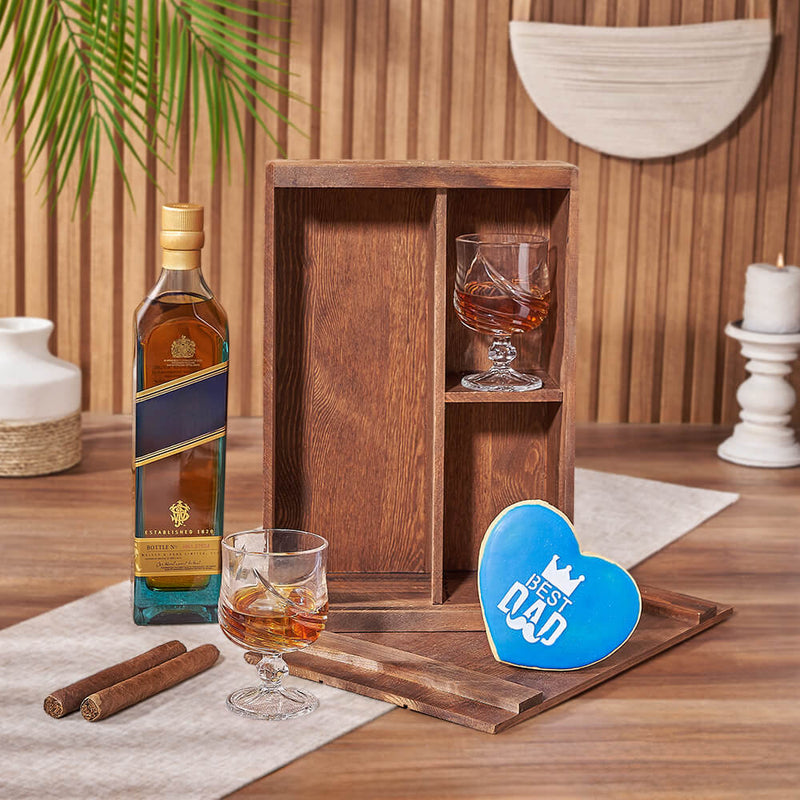 Father’s Day Spirits & Cookie Box, liquor gift, liquor, cookie gift, cookie, cigar gift, cigar, fathers day gift, fathers day, Ottawa delivery