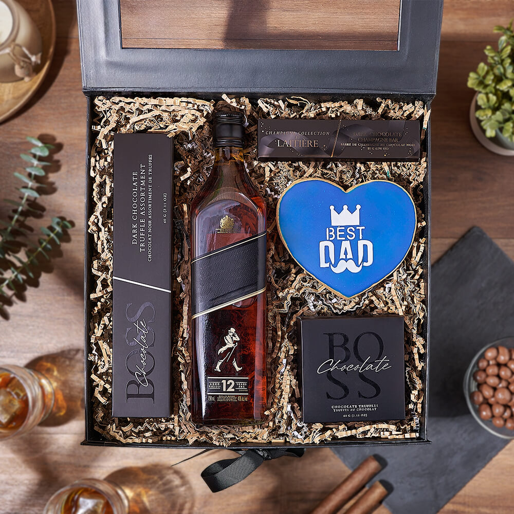 Father’s Day Spirits &amp; Sweets Box, fathers day gift, fathers day, cookie gift, cookie, chocolate gift, chocolate, Ottawa delivery