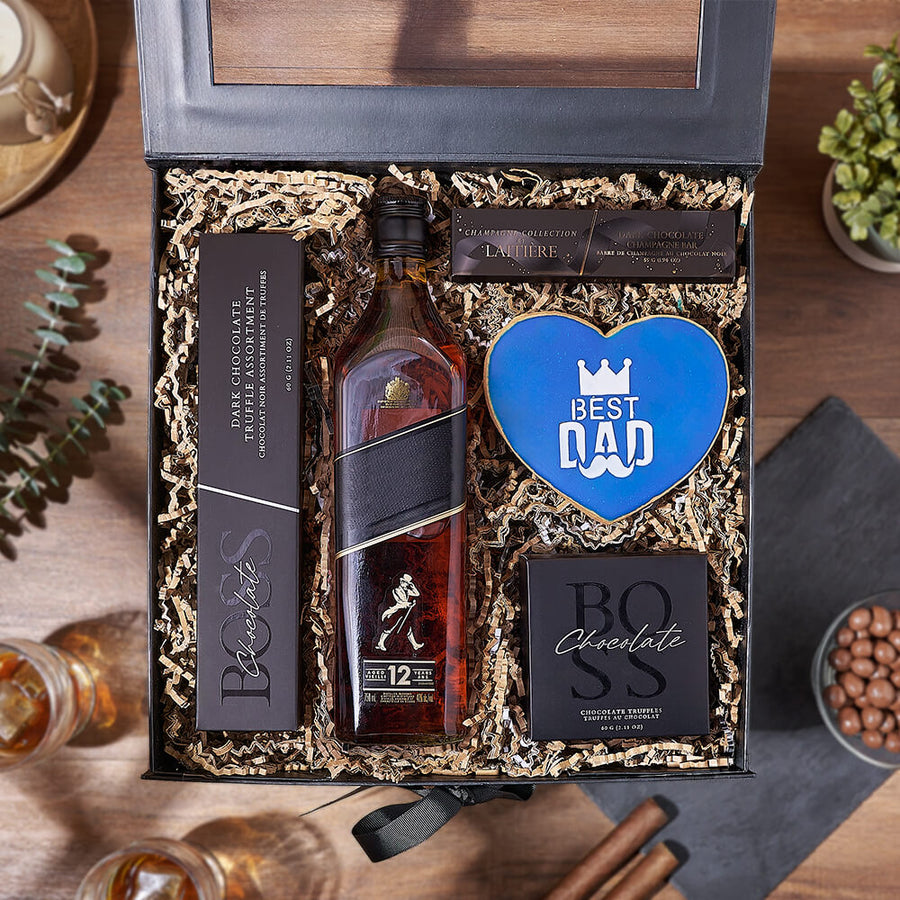 Father’s Day Spirits & Sweets Box, fathers day gift, fathers day, cookie gift, cookie, chocolate gift, chocolate, Ottawa delivery