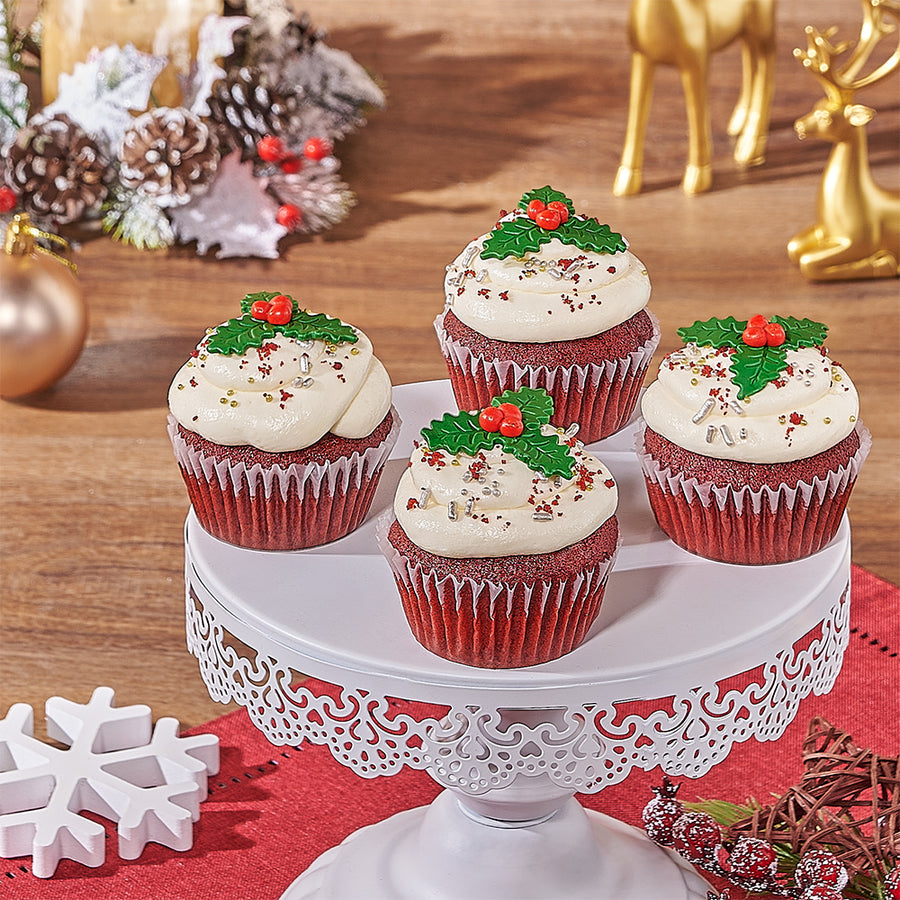 Festive Christmas Cupcakes, cupcake gift, cupcake, christmas gift, christmas, holiday gift, holiday, Ottawa delivery