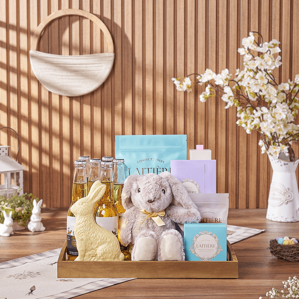 Festive Easter Beer & Candy Tray, easter gift, easter, beer gift, beer, chocolate gift, chocolate, Ottawa  delivery